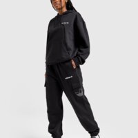 Spodnie damskie ADIDAS SPODNIE SHINE CARGO JOG BLK/WH jf3850 kolor czarny