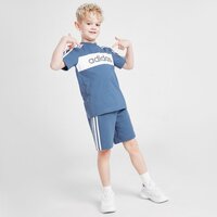 Koszulka dziecięca ADIDAS T-SHIRT LINEAR ESSENTIAL T-SHIRT/SHORTS SE hl1564 kolor biały