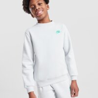 Bluza dziecięca NIKE BLUZA K NSW CLUB FLC CREW LS LBR B fd3006-025 kolor szary
