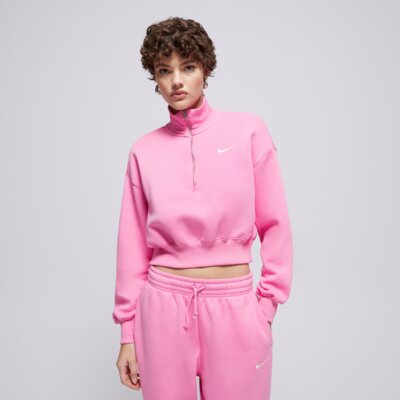 NIKE BLUZA ROZPINANA W NSW PHNX FLC QZ CROP