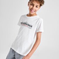 Koszulka dziecięca THE NORTH FACE T-SHIRT MOUNTAIN T WHITE nf0a8egsfn41 kolor biały