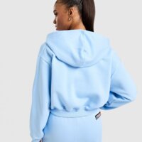 Damska bluza JORDAN BLUZA ROZPINANA Z KAPTUREM W J BRK FLC FZ io1074-422 kolor niebieski