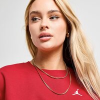 Damska bluza BLUZA W JORDAN BRKLN FLC CREW 24  fv7074-687 kolor czerwony