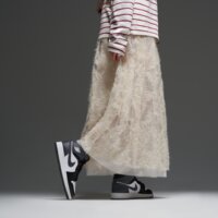 Buty dziecięce AIR JORDAN 1 MID  dq8423-001 kolor szary