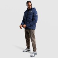 Męska kurtka zimowa REEBOK KURTKA ZIMOWA STRETCH PUFFER omrb1567_vector navy kolor niebieski