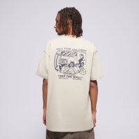 Koszulka męska VANS T-SHIRT NEXT STOP SS vn000nhpzuj kolor beżowy