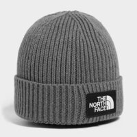 Damska czapka zimowa THE NORTH FACE CZAPKA TNF LOGO BOX CUFFED BNE nf0a8chedyy1 kolor szary