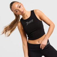 Top damski JUICY COUTURE TANK DMNT RIB TANK BLK jcjdw364101 kolor czarny