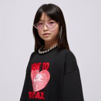 Koszulka dziecięca NIKE T-SHIRT G NSW TEE HEART GIRL hm6323-010 kolor czarny