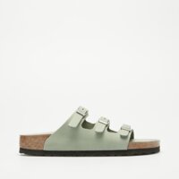 Klapki damskie BIRKENSTOCK FLORIDA LENB PURE SAGE HEX 1029450 kolor szary