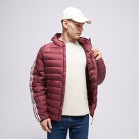 Męska kurtka zimowa ADIDAS KURTKA PUCHOWA PAD HOODED PUFF il2567 kolor bordowy