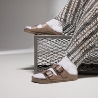 Klapki damskie BIRKENSTOCK ARIZONA BIG BUCKLE EVA 1030389 kolor beżowy