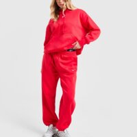 Spodnie damskie NIKE SPODNIE W NSW PHNX FLC HR OS PANT 2 fz5996-657 kolor czerwony