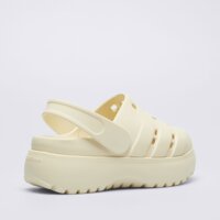Klapki damskie ADIDAS ADILETTE CLOG PLATFORM jp7159 kolor beżowy