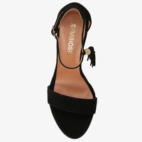 Klapki damskie SYMBIOSIS SANDALS BLANCA syws122001 kolor czarny