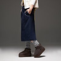 Damskie buty EMU AUSTRALIA STINGER MICRO FLATFORM w13082chocolate kolor brązowy