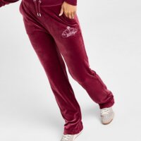 Spodnie damskie JUICY COUTURE SPODNIE CROWN VLR PANT D'RED jcjdw415485 kolor bordowy