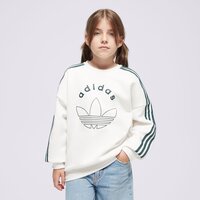 Bluza dziecięca ADIDAS BLUZA (G)LOGO CREW OFF WHT G je0513 kolor biały