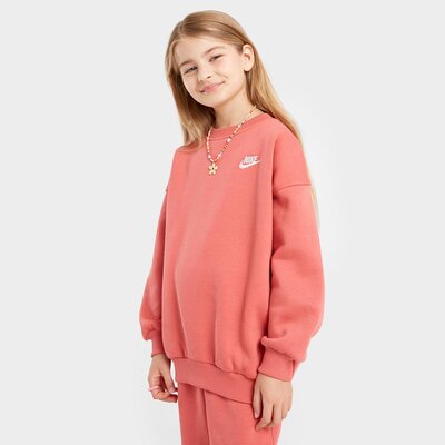 NIKE BLUZA G NSW CLUB FLC OVRSZD CREW LBR G