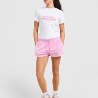Koszulka damska JUICY COUTURE T-SHIRT HOT GIRL T WHT/PNK jcjdw381117 kolor biały