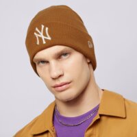 Męska czapka zimowa NEW ERA CZAPKA ZIMOWA LE BEANIE NYY BRW NEW YORK YANKEES 60364360 kolor brązowy