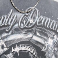 Koszulka męska SUPPLY&DEMAND T-SHIRT CHROME GRILL TEE BLK-BLK suptm17814007 kolor czarny