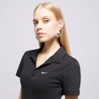 Koszulka damska NIKE T-SHIRT W NSW ESSNTL SS POLO CRP TOP dv7884-010 kolor czarny