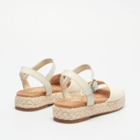 Klapki damskie TOMS NATURAL SLUBBY 10020768 kolor beżowy
