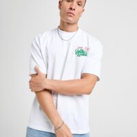 Koszulka męska UNLIKE HUMANS T-SHIRT CLUB TEE WHT-WHT ulhtm10307010 kolor biały