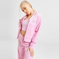 Damska bluza JUICY COUTURE BLUZA ROZPINANA Z KAPTUREM DMNT PINK jcjdw298346 kolor różowy