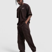Spodnie męskie ADIDAS SPODNIE ORIGINALS CARGO WORKPANT kg6442 kolor brązowy