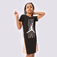 JORDAN SUKIENKA PINK SATIN DRESS GIRL 45b514-023 kolor czarny