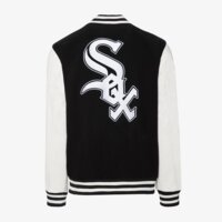 Męska kurtka przejściowa NEW ERA KURTKA HERITAGE VARSITY SOX CHICAGO WHITE SOX 60332222 kolor czarny