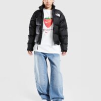 Koszulka damska NIKE T-SHIRT W NSW FRT OS STWBRY TEE iq3344-100 kolor biały