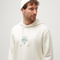 TIMBERLAND BLUZA Z KAPTUREM REFIBRA FRONT GRAPHIC HOODIE tb0a5u8ycm91 kolor biały