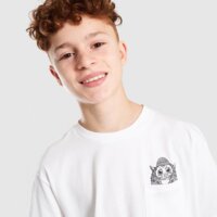 Koszulka dziecięca THE NORTH FACE T-SHIRT B S/S TNF OVERSIZED POCKET nf0a8eakfn41 kolor biały