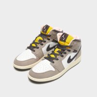 Buty dziecięce JORDAN AIR 1 MID SE (GS)  hq2014-100 kolor szary