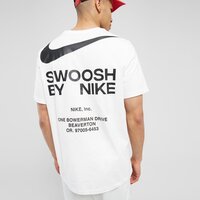 Koszulka męska NIKE T-SHIRT SWOOSH TEE WHT TEE hj6119-100 kolor biały