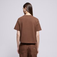 Koszulka damska DICKIES T-SHIRT OAKPORT BOXY SS TEE dk0a4y8l0tb1 kolor brązowy