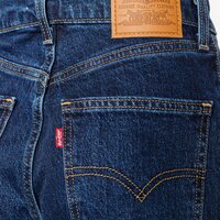 Spodnie damskie LEVI'S SPODNIE 70S HIGH STRAIGHT a0898-0012 kolor granatowy