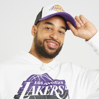 Męska czapka z daszkiem NEW ERA CZAPKA TC BLCK TRUCKER LACKERS LOS ANGELES LAKERS 60358072 kolor fioletowy