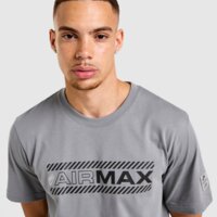 Koszulka męska NIKE T-SHIRT M NSW AIR MAX SS TEE if0014-065 kolor szary