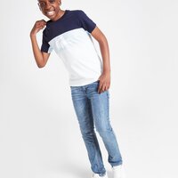 Koszulka dziecięca LACOSTE T-SHIRTCUT AND SEW TEE NVY/WH tj69521wc kolor granatowy