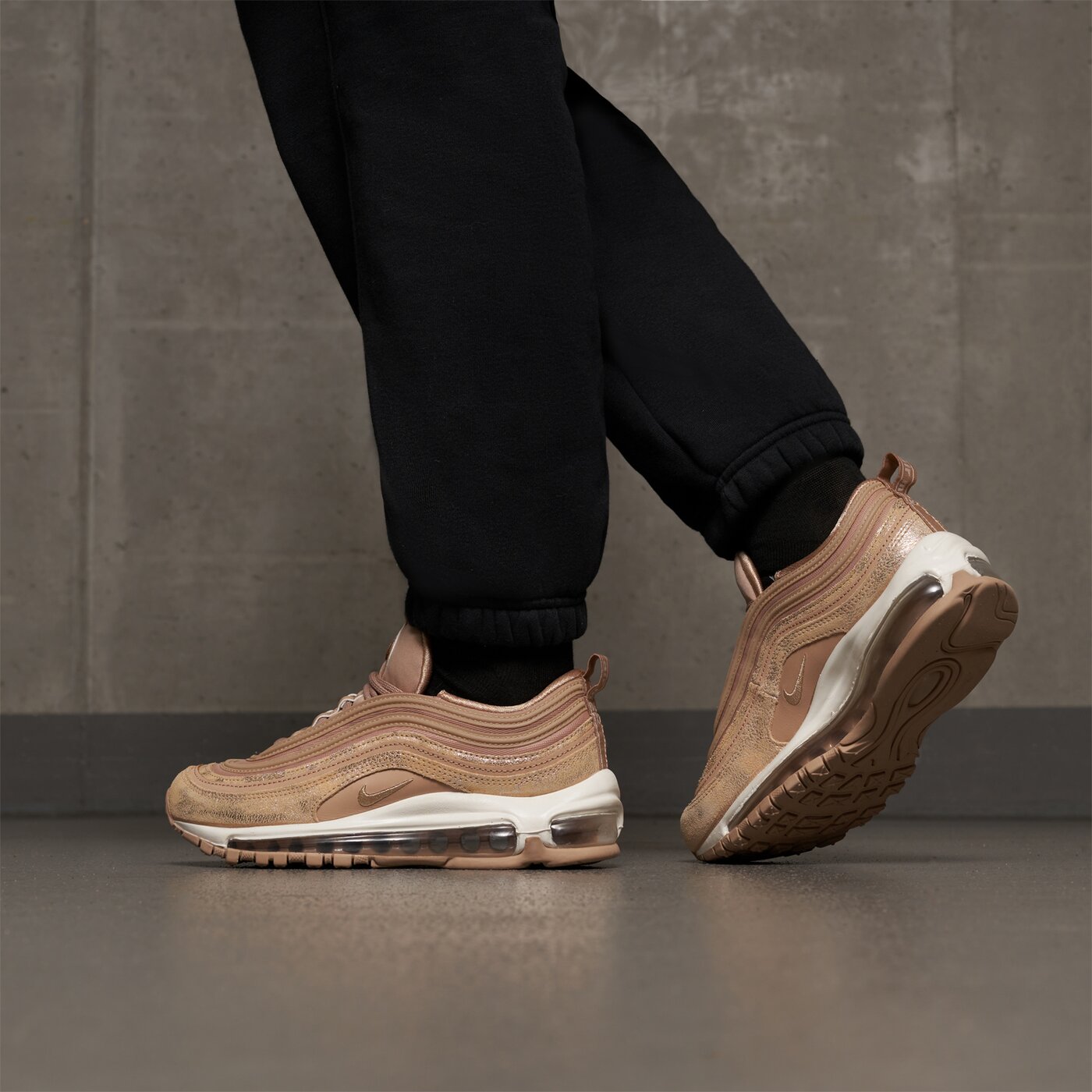 Nike air max 97 zlote hotsell