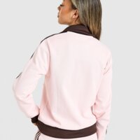 Damska bluza ADIDAS BLUZA ROZPINANA CLASSIC TT kc6854 kolor różowy