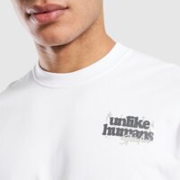 Koszulka męska UNLIKE HUMANS T-SHIRT CRAFTED TEE WHT-WBL ulhtm10325774 kolor biały