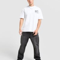 Koszulka męska UNLIKE HUMANS T-SHIRT SHACK TEE WHT-WHT ulhtm10316010 kolor biały