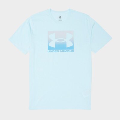 UNDER ARMOUR T-SHIRT UA BOX LOGO BLUE