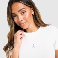 Koszulka damska JORDAN T-SHIRT W ESSENTIALS TMID io2367-133 kolor beżowy