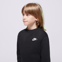 Bluza dziecięca NIKE BLUZA K NSW CLUB FLC CREW LS LBR BOY fd3006-010 kolor czarny